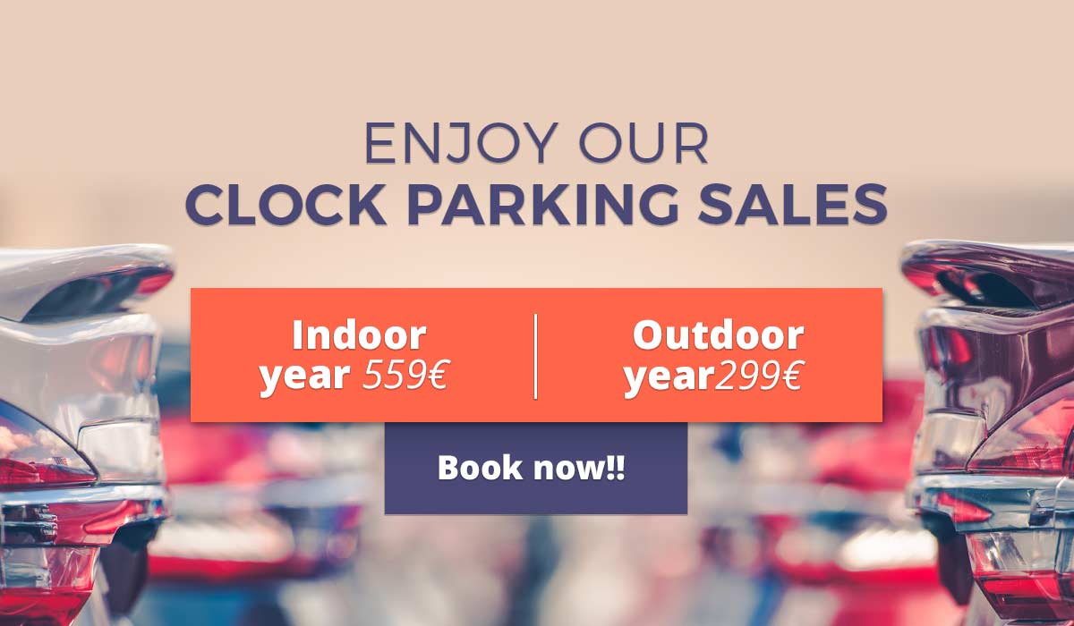 Secure and monitoring 24 hours Indoor parking